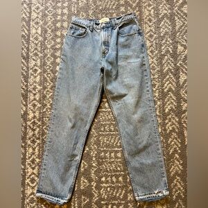 Vintage GAP Classic Light Wash Straight Leg Jeans 100% cotton sz 10 ankle (A311)